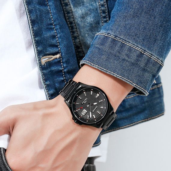 Чоловічий годинник Skmei 1654BK Black | Зображення 3