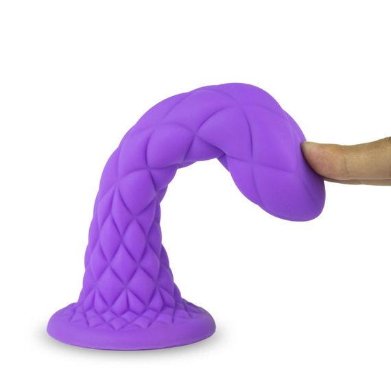 Фаллоимитатор SilexD Fantasy Liquid Silicone Dreamy 7in Purple Sex Aura | Зображення 2