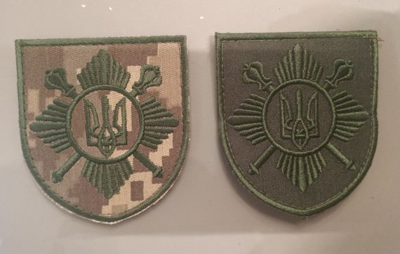 Шеврон Окремий полк Президента України - 2 шт (піксел +оліва)
