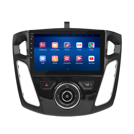 Штатная магнитола Lesko для Ford Focus III 2011-2015 экран 9" 6/128Gb 4G Wi-Fi GPS Top | Зображення 1