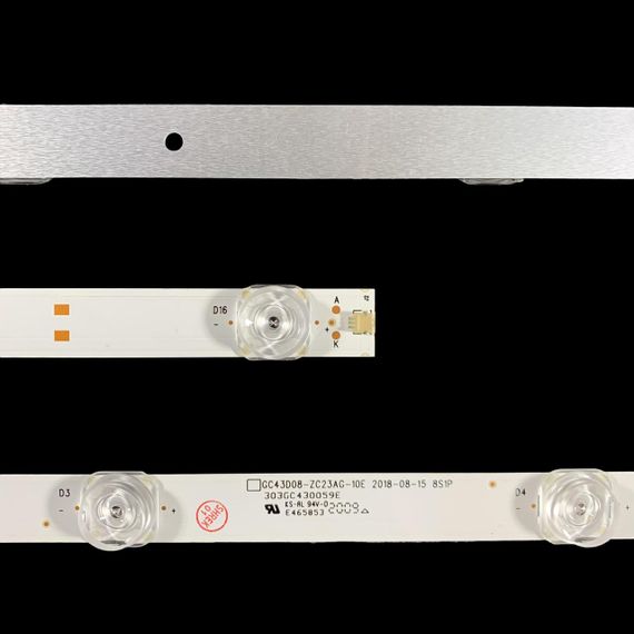 LED підсвітка TV 43" GC43D08-ZC23AG-10 GC43D08-ZC23AG-10E 303GC430059 GC43D08-ZC23AG-09E 303GC430060E 3шт. | Зображення 1