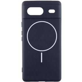 Чохол Silicone Cover Lakshmi Full Camera (AA) with Magnetic Fit для Google Pixel 7 Темно-синій / Midnight blue