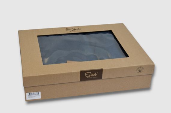 Постільна білизна Sikel Stonewashed Soho 200 х 220 см Lacivert | Зображення 2