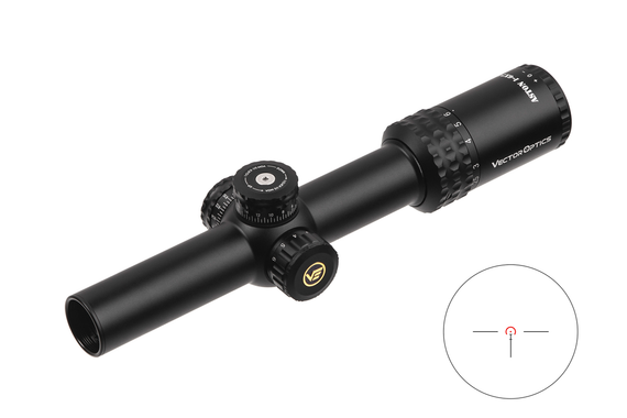 Оптический прицел Vector Optics Aston 1-6x24 SFP Прицел оптический Снайперский прицел Оптический прицел для АК | Зображення 3