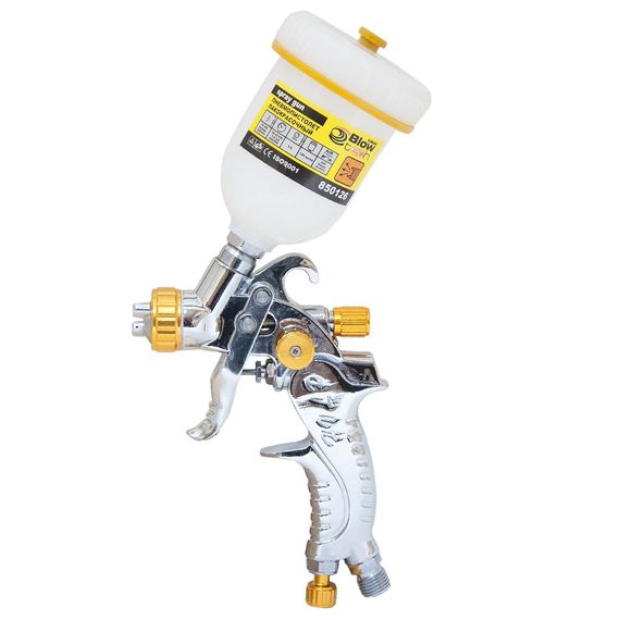 Фарборозпилювач Ultra HVLP 0.8 мм (пласт) Sigma з верхнім баком (6812221)