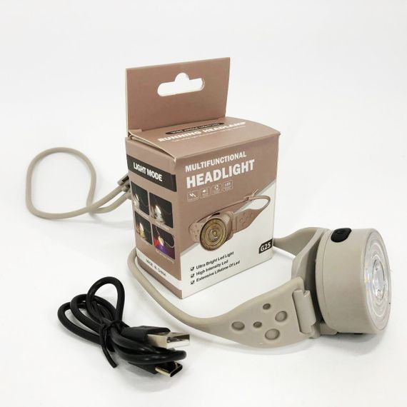 Ліхтарик налобний світлодіодний надпотужний G25-XPG+30SMD(white+yellow+red-blue), Налобний прожектор XF-57 | Зображення 4