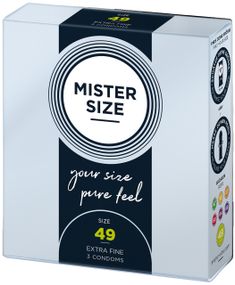 Презервативы Mister Size 49 mm (3шт) Sex Aura
