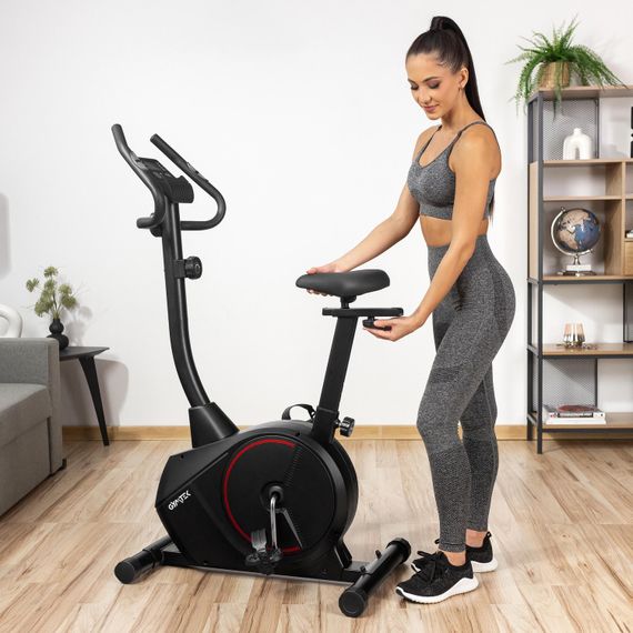 Велотренажер Gymtek XB1500 магнітний червоний | Зображення 6