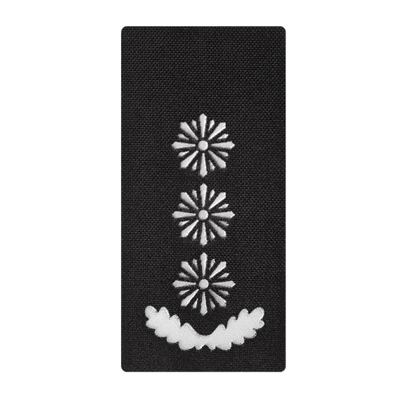 Погон Camotec НПУ Полковник (5*10) Чорний/Рефлект (9245)