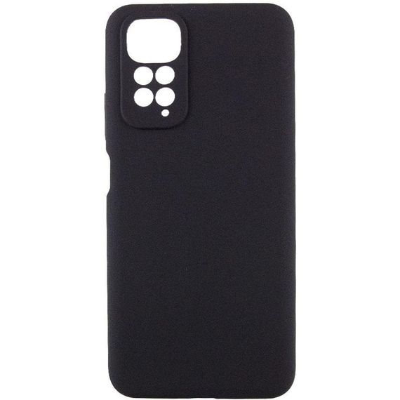 Чохол Silicone Cover Ummi Lakshmi Full Camera (AA) для Xiaomi Redmi Note 11 (Global) / Note 11S Чорний / Black