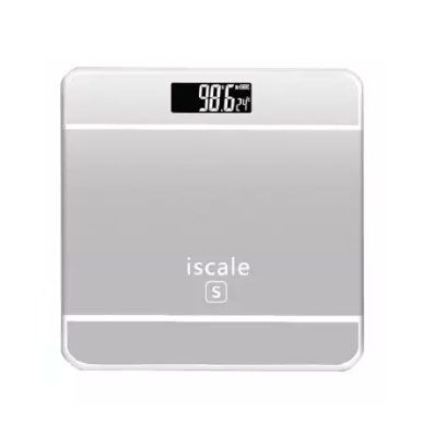 Весы для взвешивания людей iScale 2017D 180кг | Весы напольные 180 кг | Электронные EK-373 напольные весы | Зображення 2