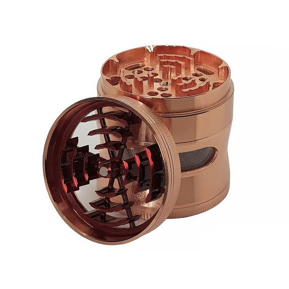 Гриндер Для Травы Большой "Grinder Window Bronze" | Зображення 1