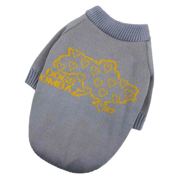 Светр в'язаний Україна сірий із жовтим Y-279 | Зображення 1