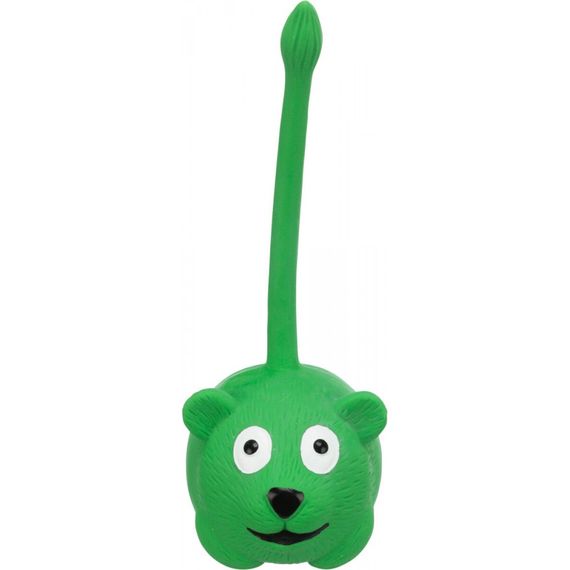 Іграшка Trixie для собак М_яч-тваринка круглий з хвостом та пискавкою латекс 6 см | Зображення 4