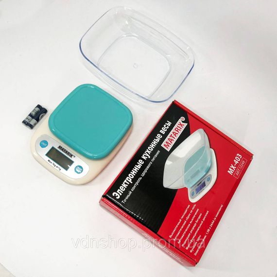 Весы кухонные с LED дисплеем MATARIX, Весы для кулинара Кулинарные для продуктов MZ-19 | Зображення 2