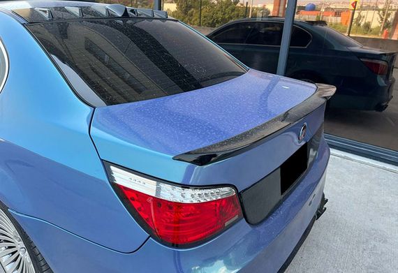 Спойлер M4-Style (Черный Глянец) для BMW 5 серия E-60/61 2003-2010 гг | Зображення 1