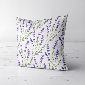 Подушка декоративна Soft Лаванда 45х45 см (45PST_FLORA010)