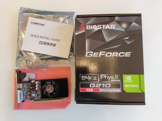 Видеокарта GeForce 210 1024Mb Biostar (VN2103NHG6) | Зображення 3