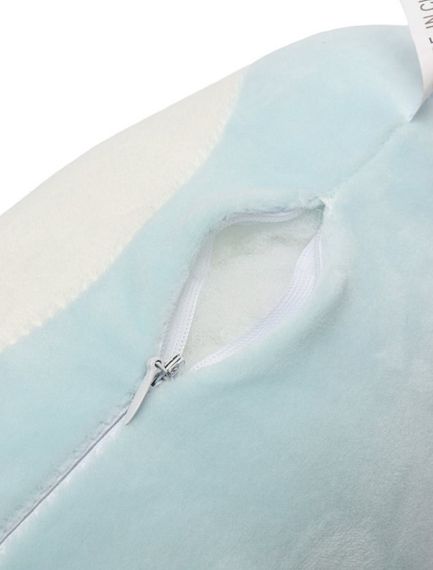 М'яка іграшка подушка Єдиноріг-батон плюшева 90 см Блакитний | Зображення 5