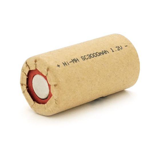 Аккумуляторная батарея для шуруповерта Ni-MH SC3000mAh 1.2V,10C,22.5x42.5 mm