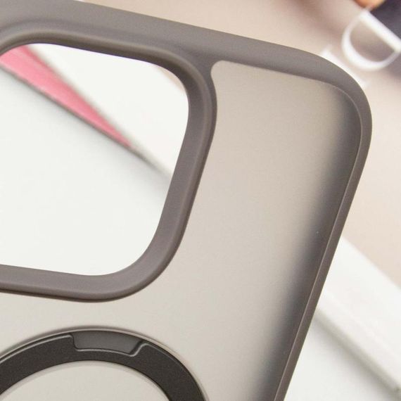Чохол Ummi Colorful with Magnetic Fit HQ Ring для Apple iPhone 15 Pro Max (6.7") Grey | Зображення 5