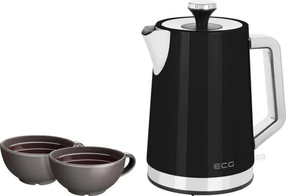 Електрочайник EСG RK 1766 Vintage Nero 1.7 л чорний | Зображення 2