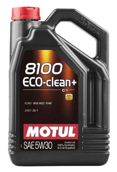 Моторна олива Motul 8100 ECO-CLEAN+ 5W-30 5л.