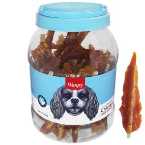 Лакомство для собак Wanpy Chicken Insert Rawhide с курицей 850 гр