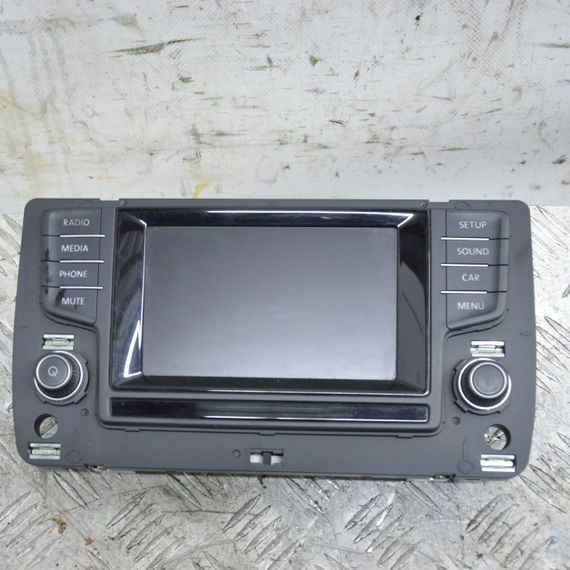 Дисплей магнітоли Volkswagen Golf VII 2012-2020 Екран радіо Фольксваген Гольф 7 5G0919605