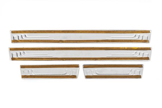 Универсальные накладки на пороги BMW V-2 (4 шт., нержавейка) для BMW | Зображення 3