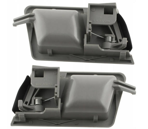 VW Transporter T4 (90-03) права+ліва внутрішні сірі ручки відкривання дверей, Транспортер Т4 | Зображення 1