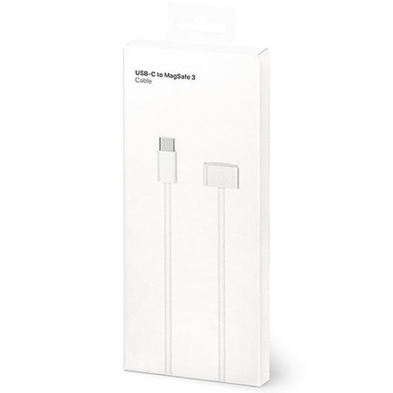 Дата кабель USB-C to MagSafe 3 for Apple (AAA) (1.8m) (box) White | Зображення 1