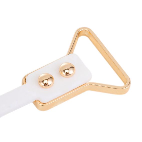 Кожаный кляп с 2-мя насадками LOCKINK Ball-Gag & Gag-bite Set - Brown Sex Aura | Зображення 2