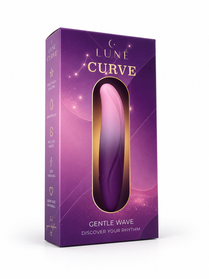 Віброкуля CURVE LUNE з вигнутим кінчиком та 10 режимами вібрації, фіолетово-рожевий градієнт Sex Aura | Зображення 4