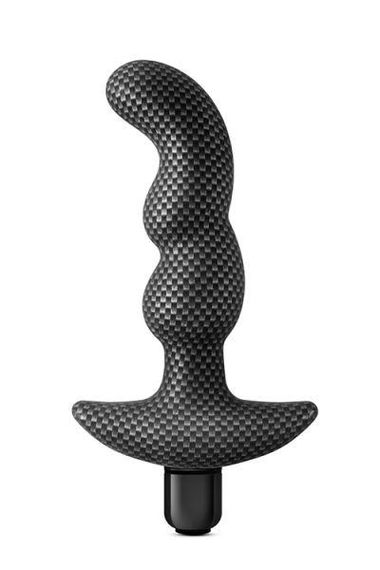 Анальна пробка з вібрацією 3-в-1 SPARK IGNITION PRV-02 CARBON FIBER Sex Aura