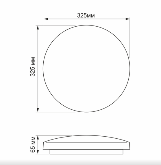 LED Світильник настінно-стельовий 24W 5000К 220V Зоряне небо TLCL-245S Titanum | Зображення 2
