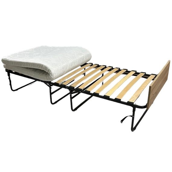 Раскладушка Vista Viva на ламелях с матрасом и подголовником, для дома и дачи, до 135 кг | Зображення 4
