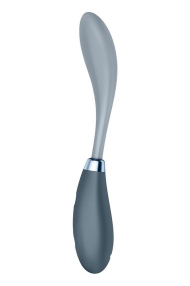 Вібратор Satisfyer G-Spot Flex 3 Сірий — гнучкий вібратор для точки G з двома двигунами та силіконовим покриттям | Зображення 2