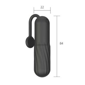 Водонепроницаемая вибропуля с хвостиком 10 режимов USB чёрный – Вибраторы
