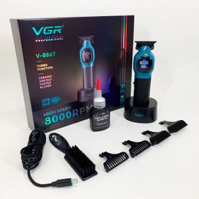 Триммер для стрижки волос VGR V-886T BLUE 8000RPM