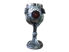 Бокал для Вина Кружка Чашка Череп Игра Престолов Game Of Thrones Fire and Blood Кубок Готика Подарок