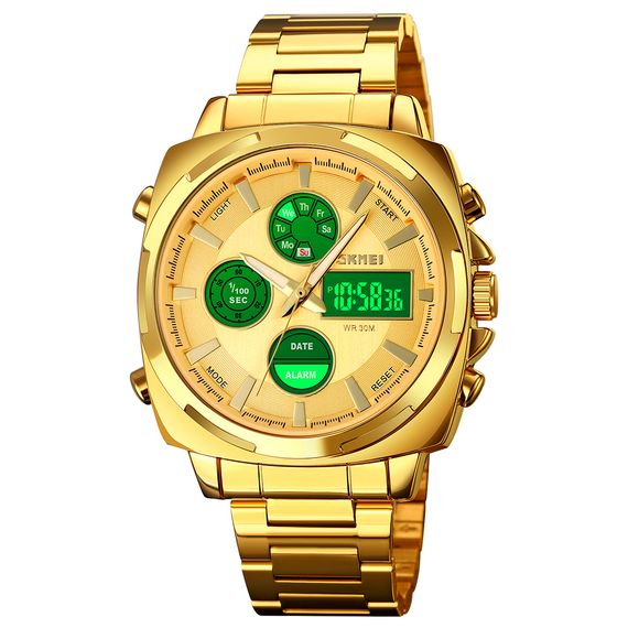 Чоловічий годинник Skmei 1673GDGD Gold-Gold | Зображення 2