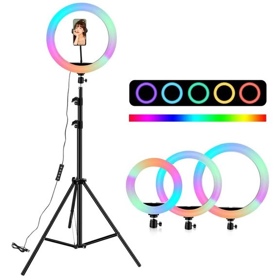 Кольцева лампа RGB XPRO RL-18 (41927-_1590) | Зображення 7