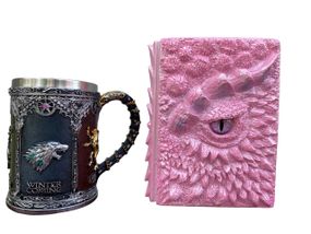 Подарунковий набір Кухоль 3D Сім Королівств і Блокнот 3D «Дракон Єдинорога»