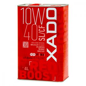 Моторна олива XADO SL/CF Red Boost 10W-40 4л.