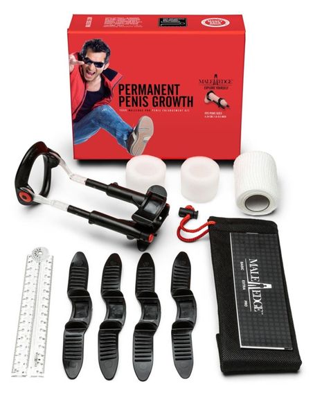 Екстендер для збільшення члена Male Edge Pro, ремінцевий, маса всього 65 г, міцний пластик | Зображення 3