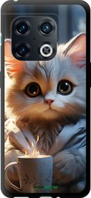 Чохол на OnePlus 10 Pro Білий кіт "5646b-2588-2448"