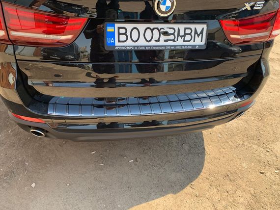 Накладка на задній бампер (OmsaLine) для BMW X5 F-15 2013-2018рр | Зображення 2