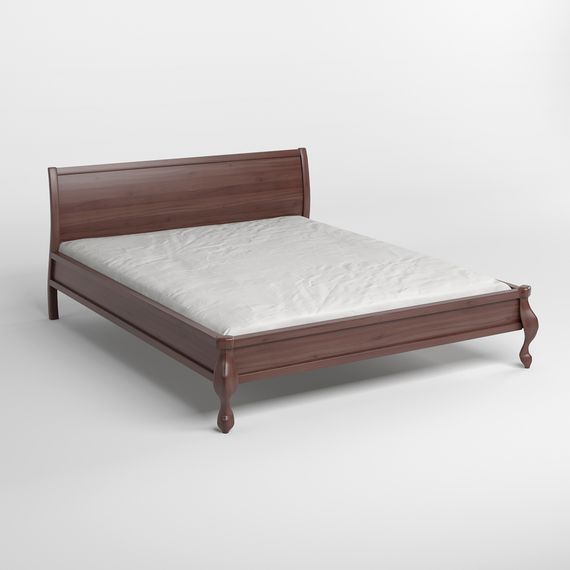 Односпальне дерев'яне ліжко Mebigrand Палермо Горіх темний 70х200 см (MBG-11278) | Зображення 1