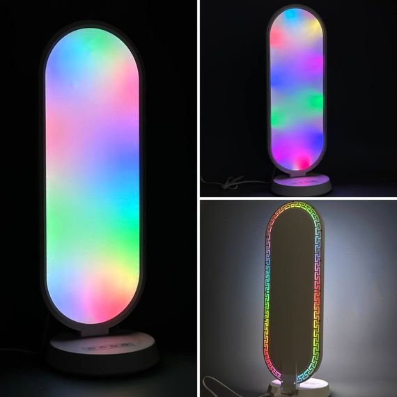 Світлодіодна LED лампа Desktop Fill light MJ-52 CCT+RGB з пультом 3000-6500K (для блогерів та візажистів) (66,0*19,0cm) | Зображення 8